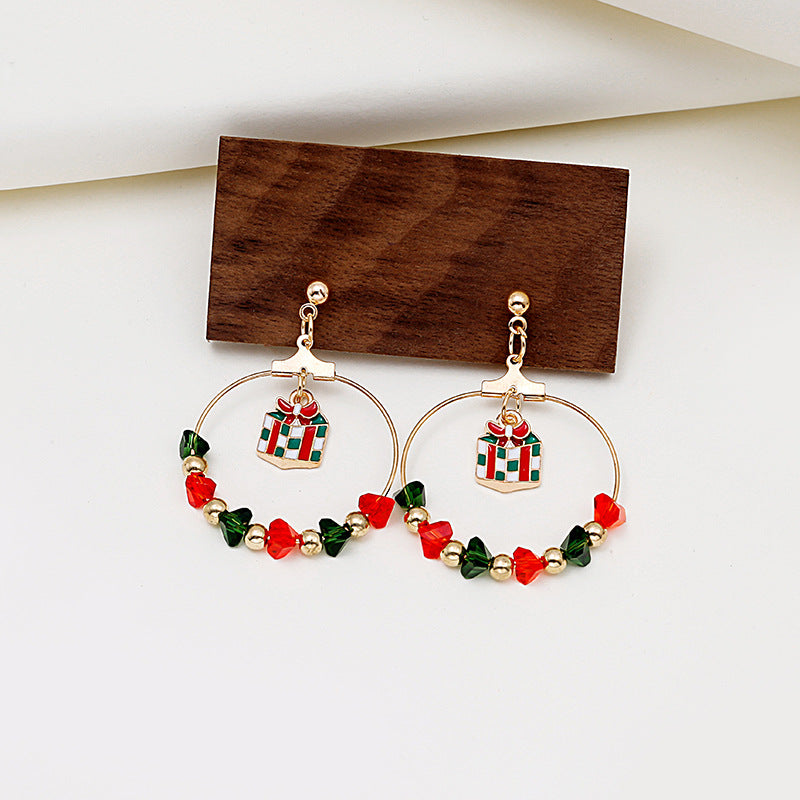 Christmas Series Earrings Santa Gifts