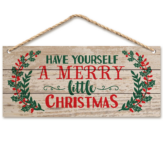 Have Yourself a Merry Christmas Wall Hanging Decoration