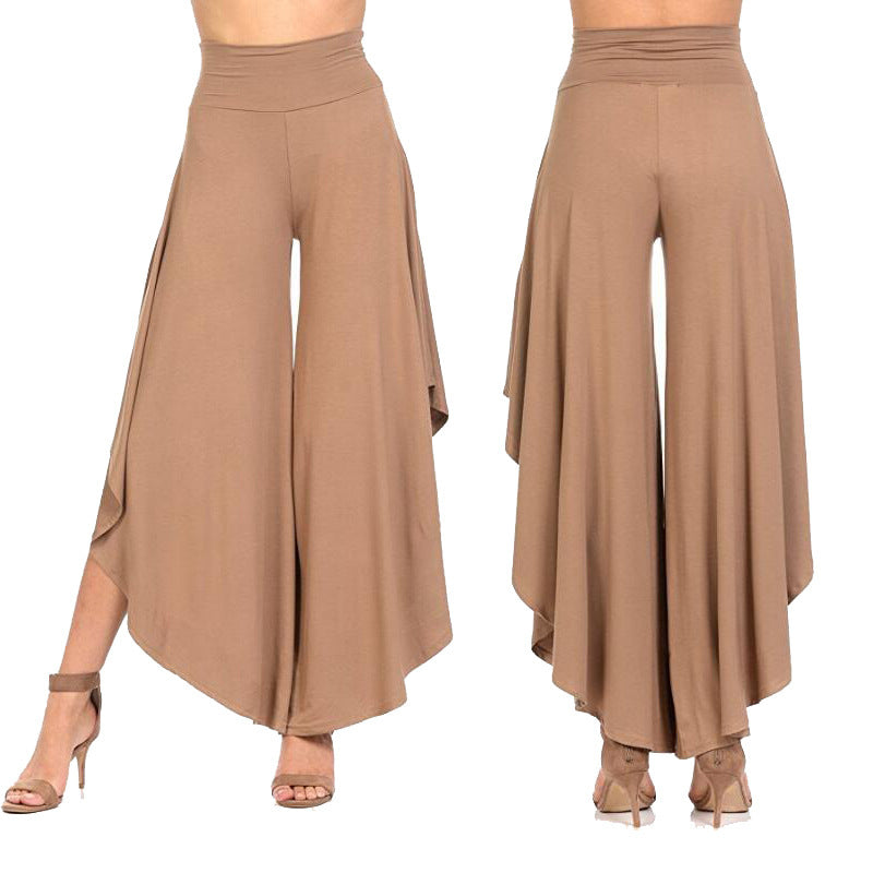 Irregular Big Flared Pants Big Swing Wide Leg Pants Women