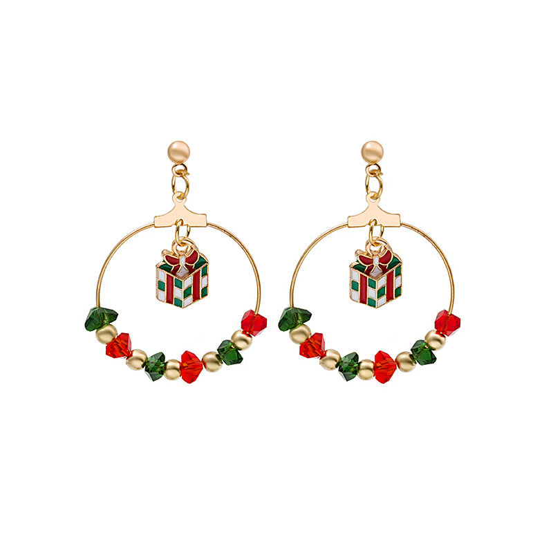 Christmas Series Earrings Santa Gifts