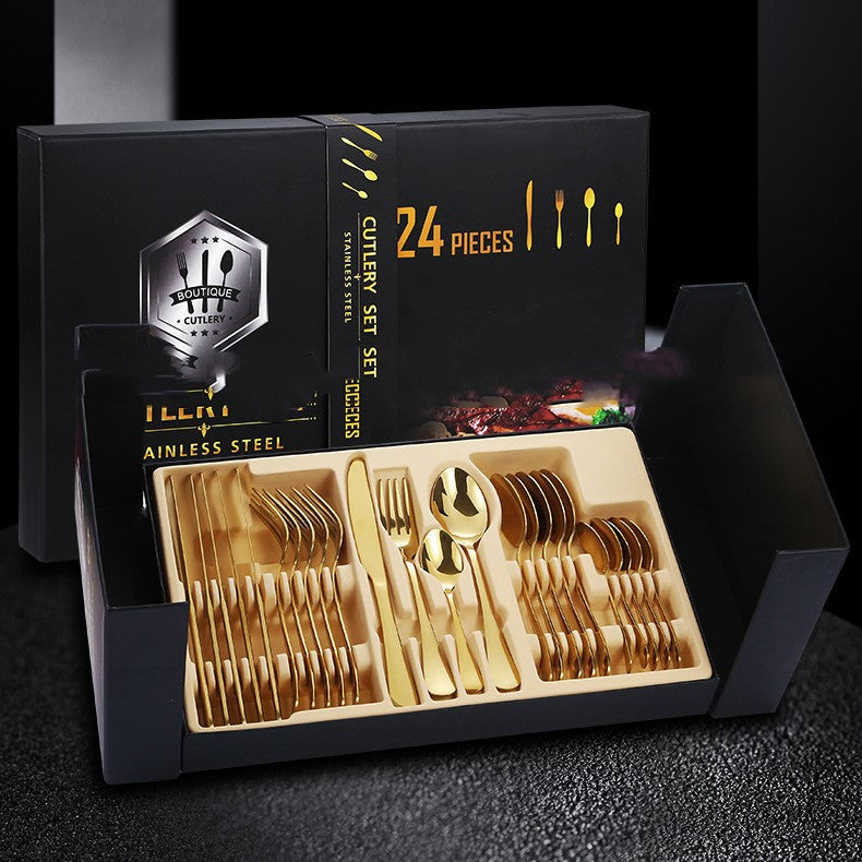 Stainless Steel Tableware Gift Box Set