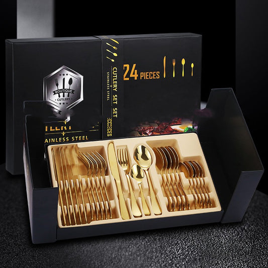 Stainless Steel Tableware Gift Box Set