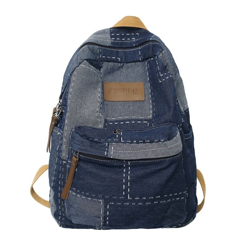 Multi-Denim Styled Backpack