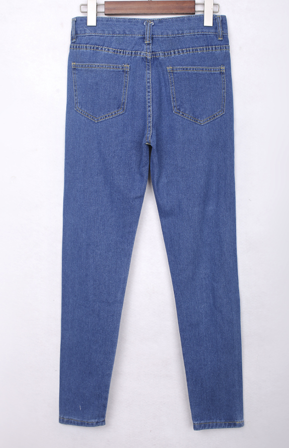 Trendy Hole Loose Jeans