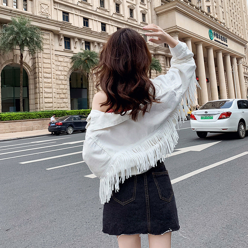 Fringed Denim Jacket