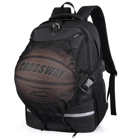 Cross-border Backpack with Basketball Compartment