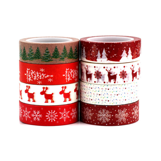 Christmas Sticker Paper Tape