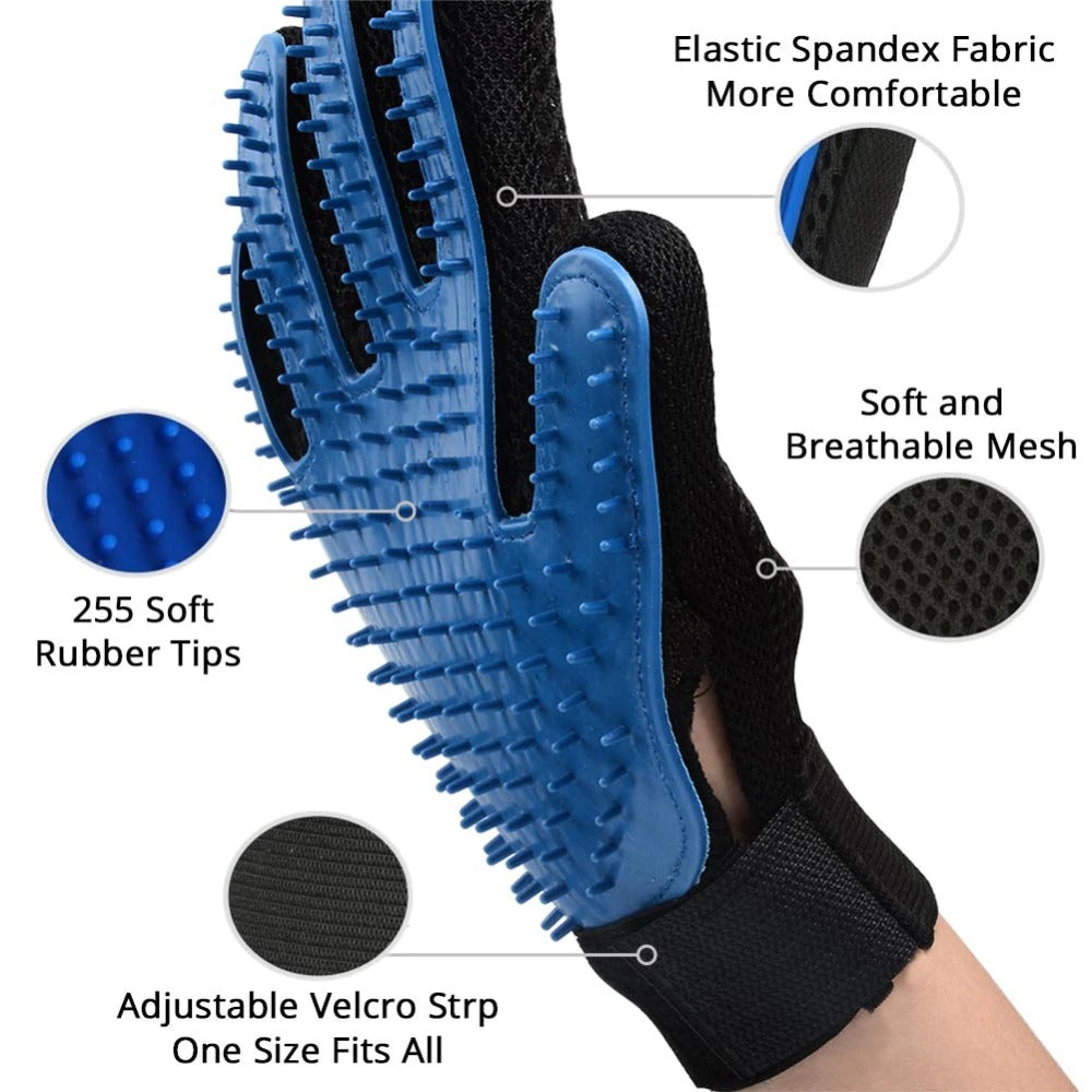 Pet Grooming Glove for Shedding