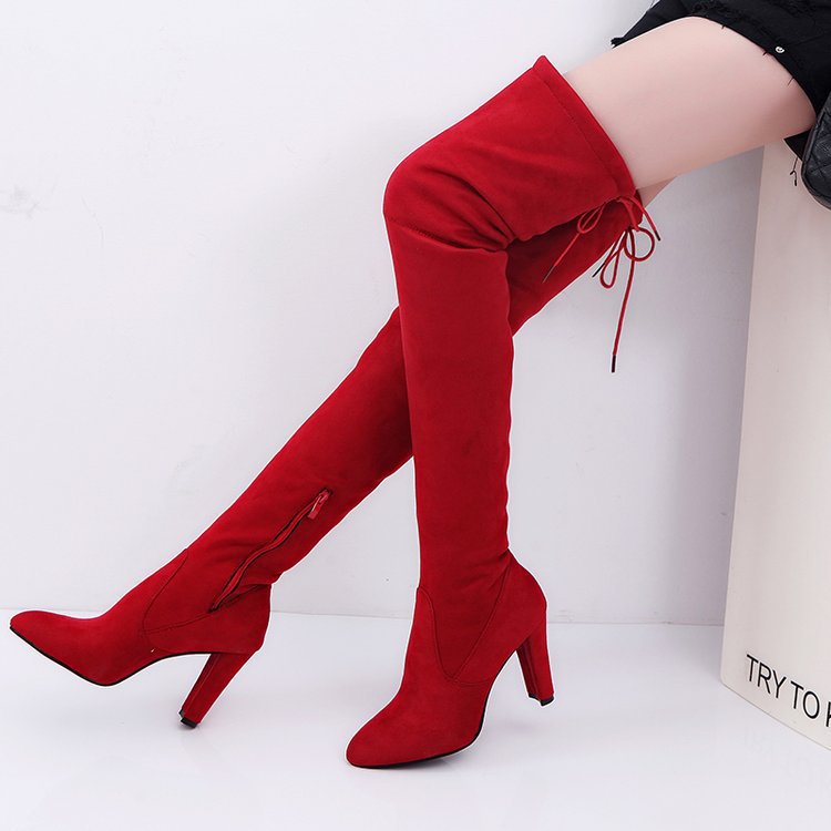 Over the knee boots high heel women's boots