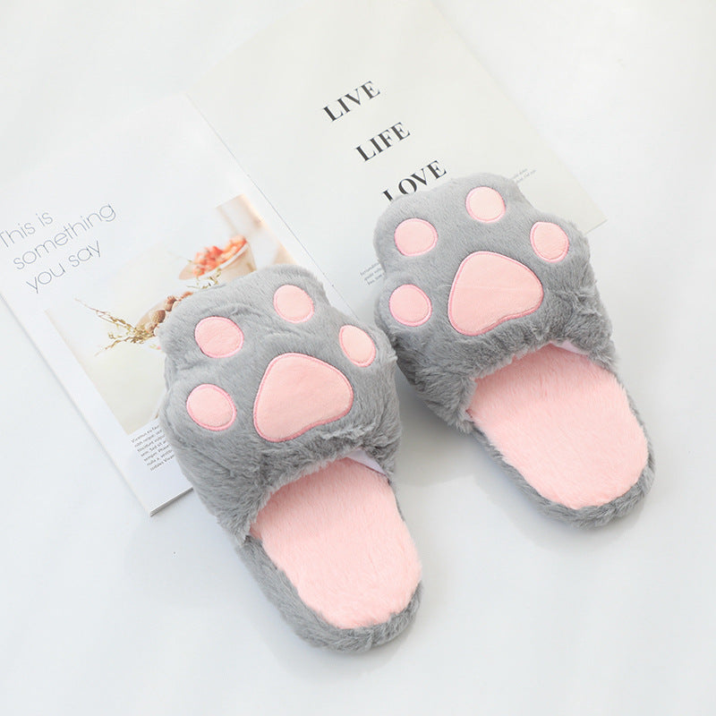 Cat paw slippers