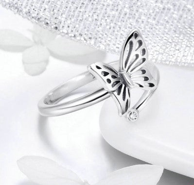 925 Sterling Silver Vintage Butterfly