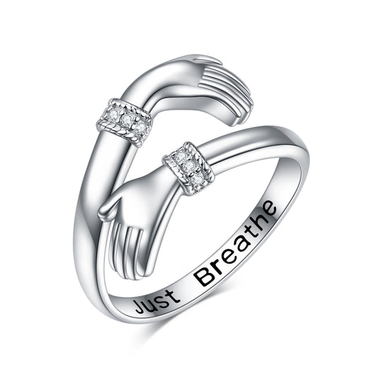 Just Breathe Hug Ring