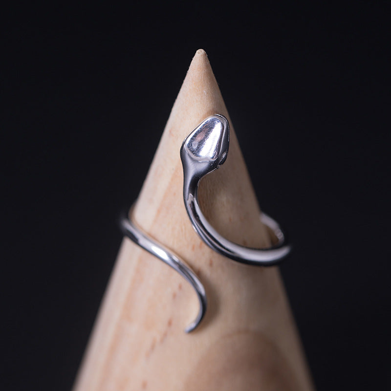 925 Sterling Silver Snake Ring