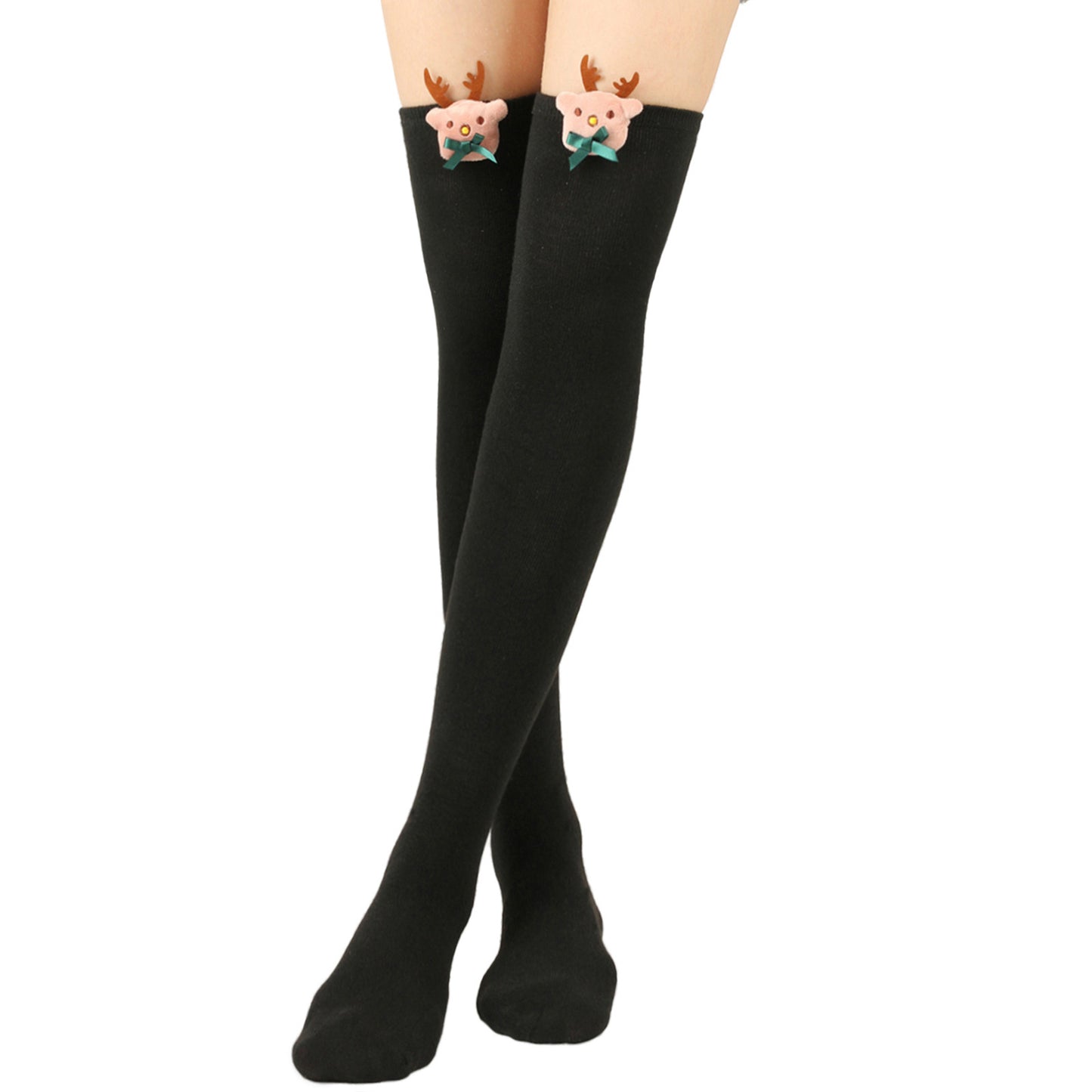 Christmas Doll Over-the-knee Stockings