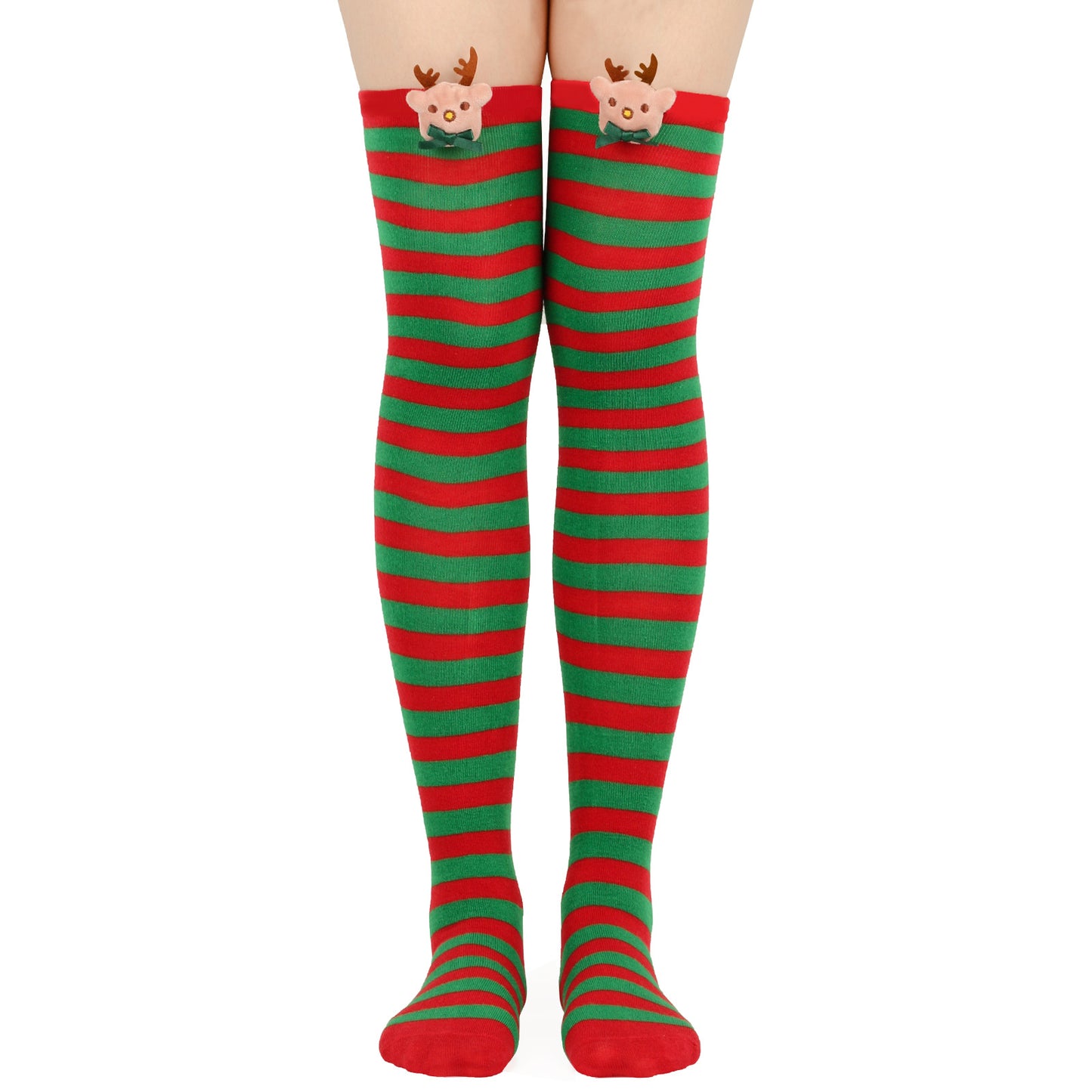 Christmas Doll Over-the-knee Stockings