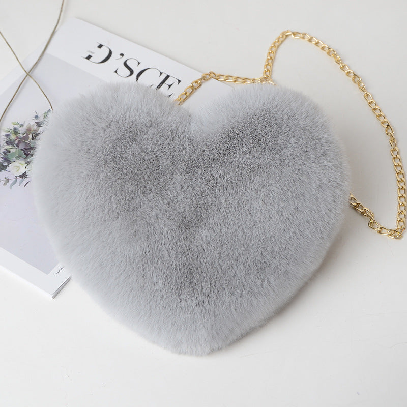 Love Plush Chain Shoulder Bag