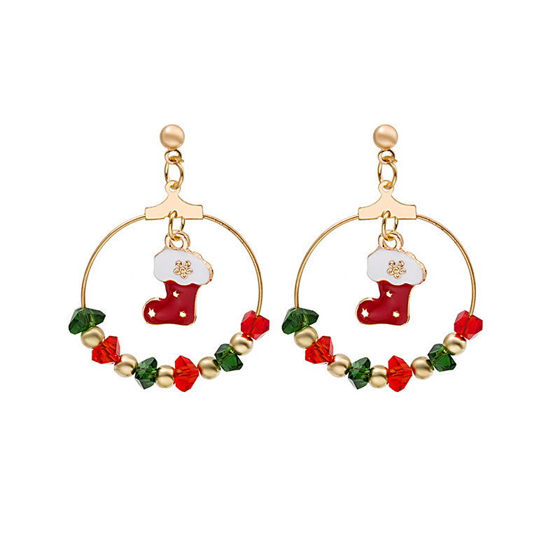 Christmas Series Earrings Santa Gifts