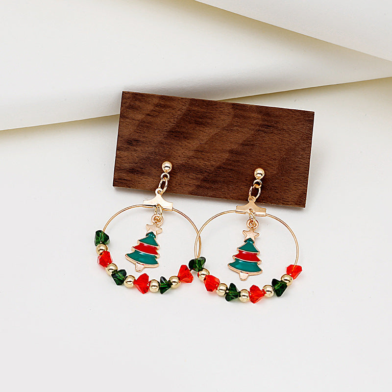 Christmas Series Earrings Santa Gifts