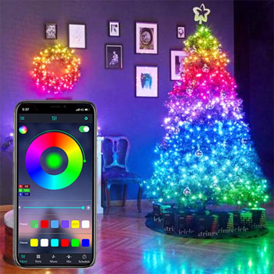 USB Smart Bluetooth Christmas Tree Fairy Light