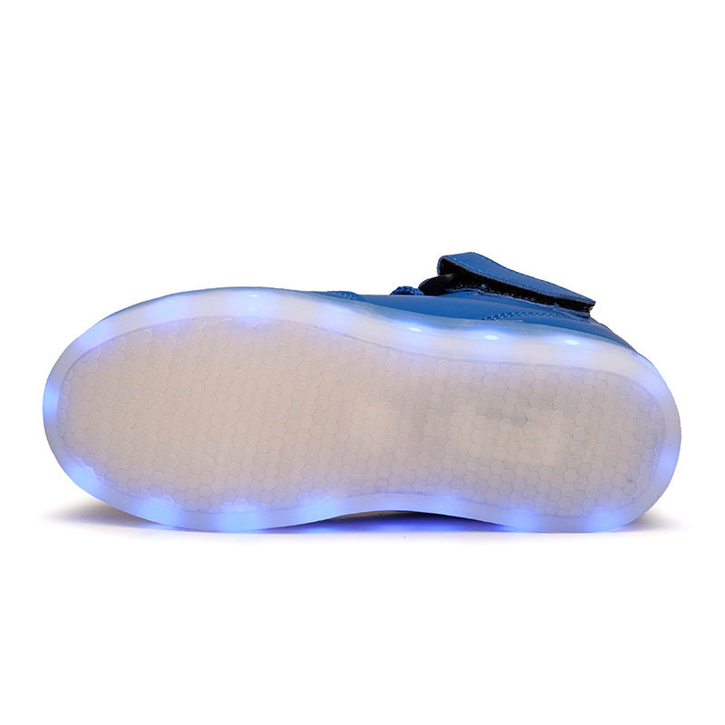 Children Lamp Fluorescent Usb Charging Shoes