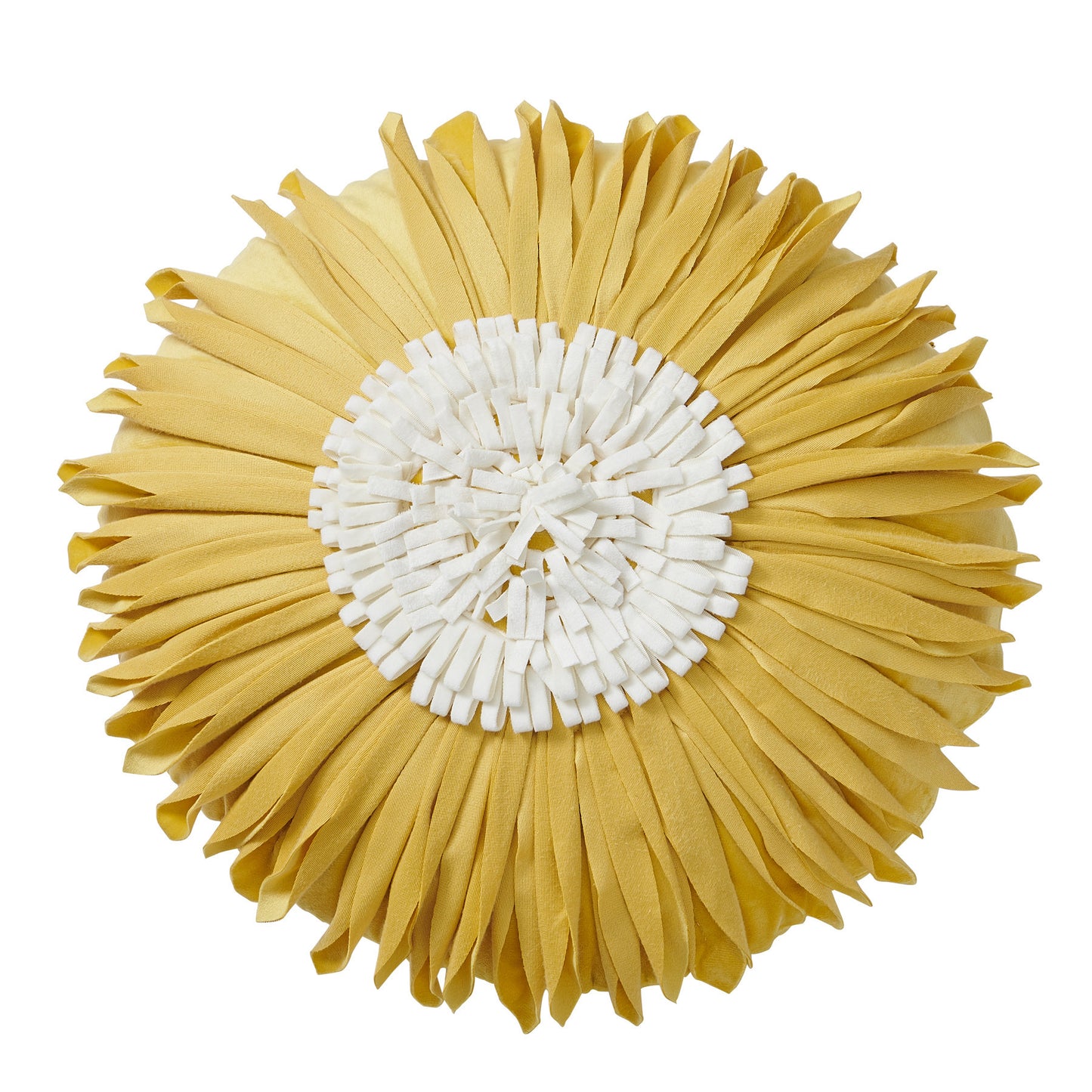 Sun Flower Explosion Round Chrysanthemum Pillow