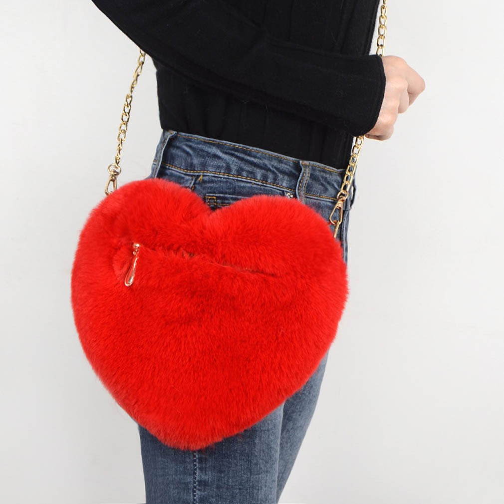 Love Plush Chain Shoulder Bag