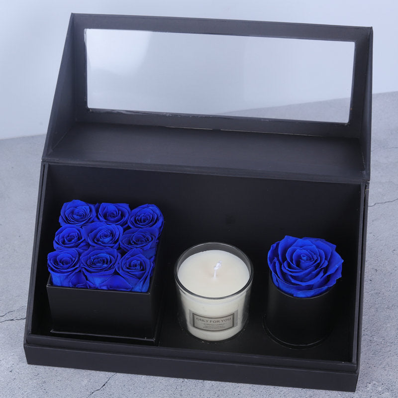 Aromatherapy Candle Preserved Flower Gift Box Set