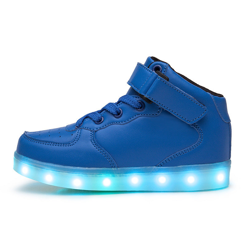 Children Lamp Fluorescent Usb Charging Shoes