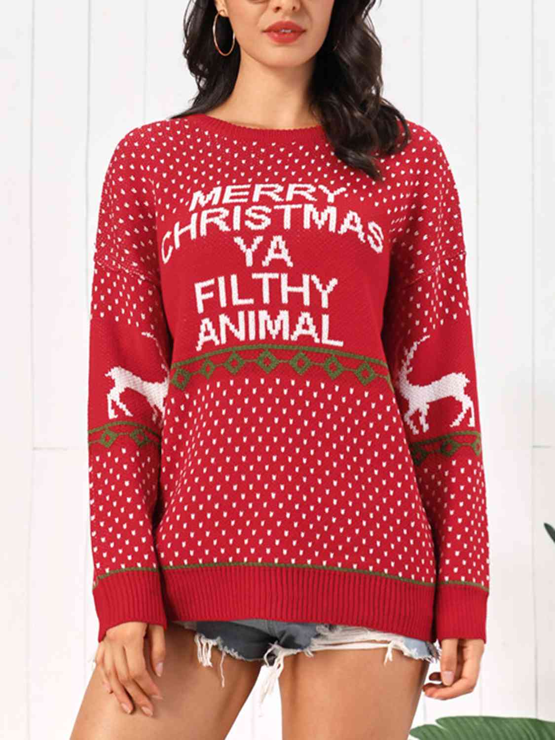 Ya Filthy Animal! Christmas Sweater