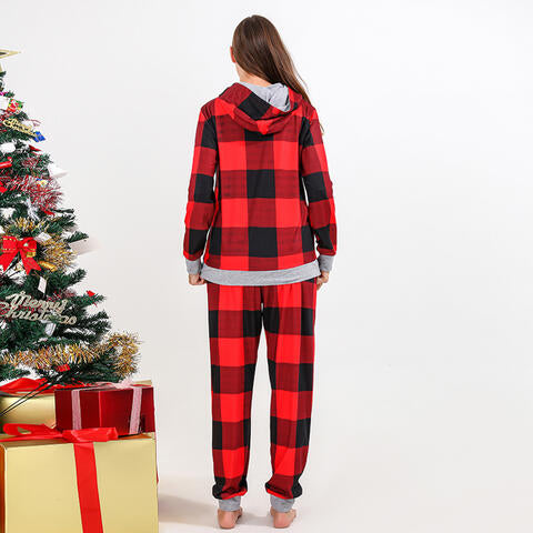 MOMMY BEAR Plaid Pants Set